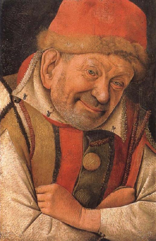 Jean Fouquet Portrait of the Ferrara court jester Gonella oil painting picture